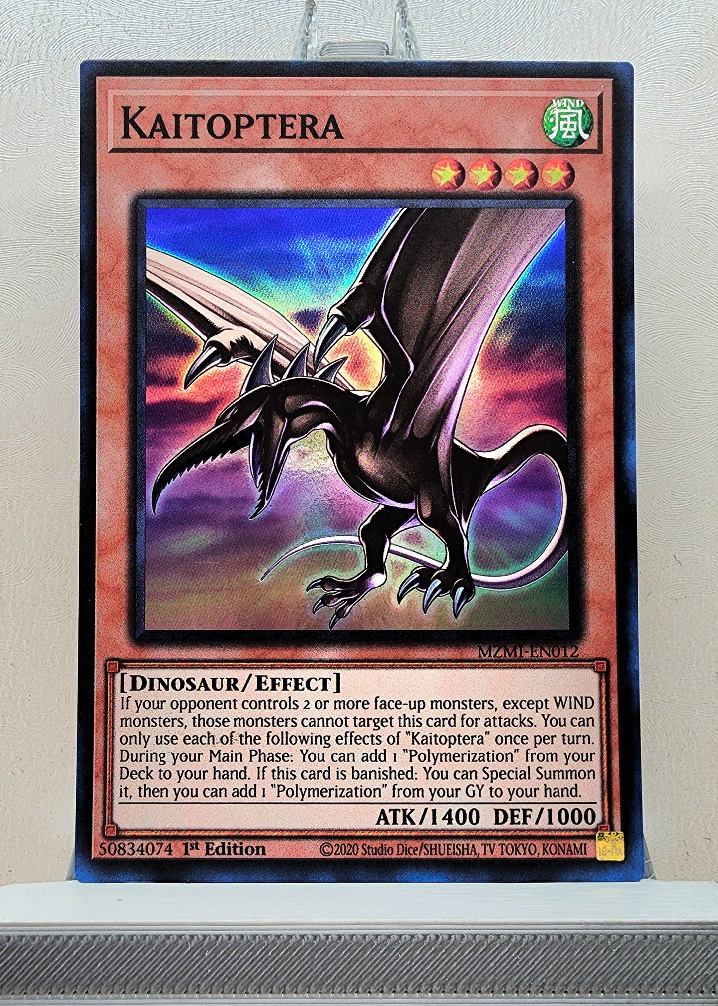 Yugioh! 1x Kaitoptera (MZMI - Super Rare) 1st Edition