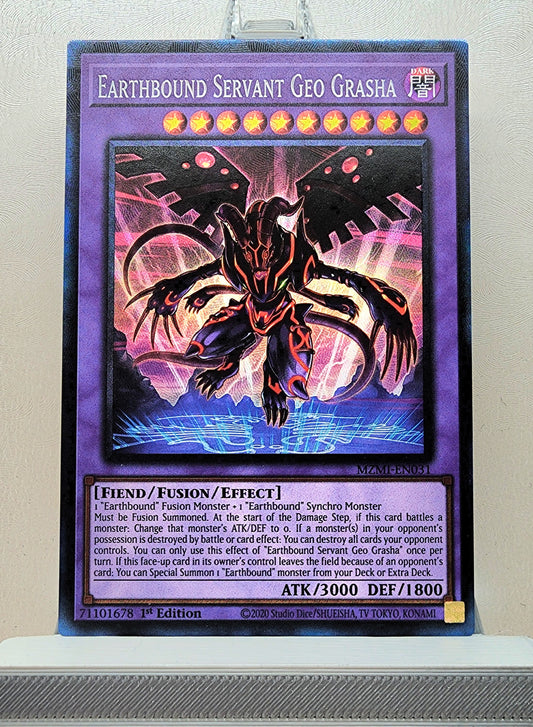 Yugioh! 1x Earthbound Servant Geo Grasha (MZMI - Collectors Rare) 1st Edition