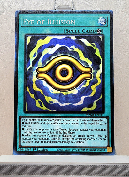 Yugioh! 1x Eye of Illusion (MZMI - Collectors Rare) 1st Edition READ DESCRIPTION