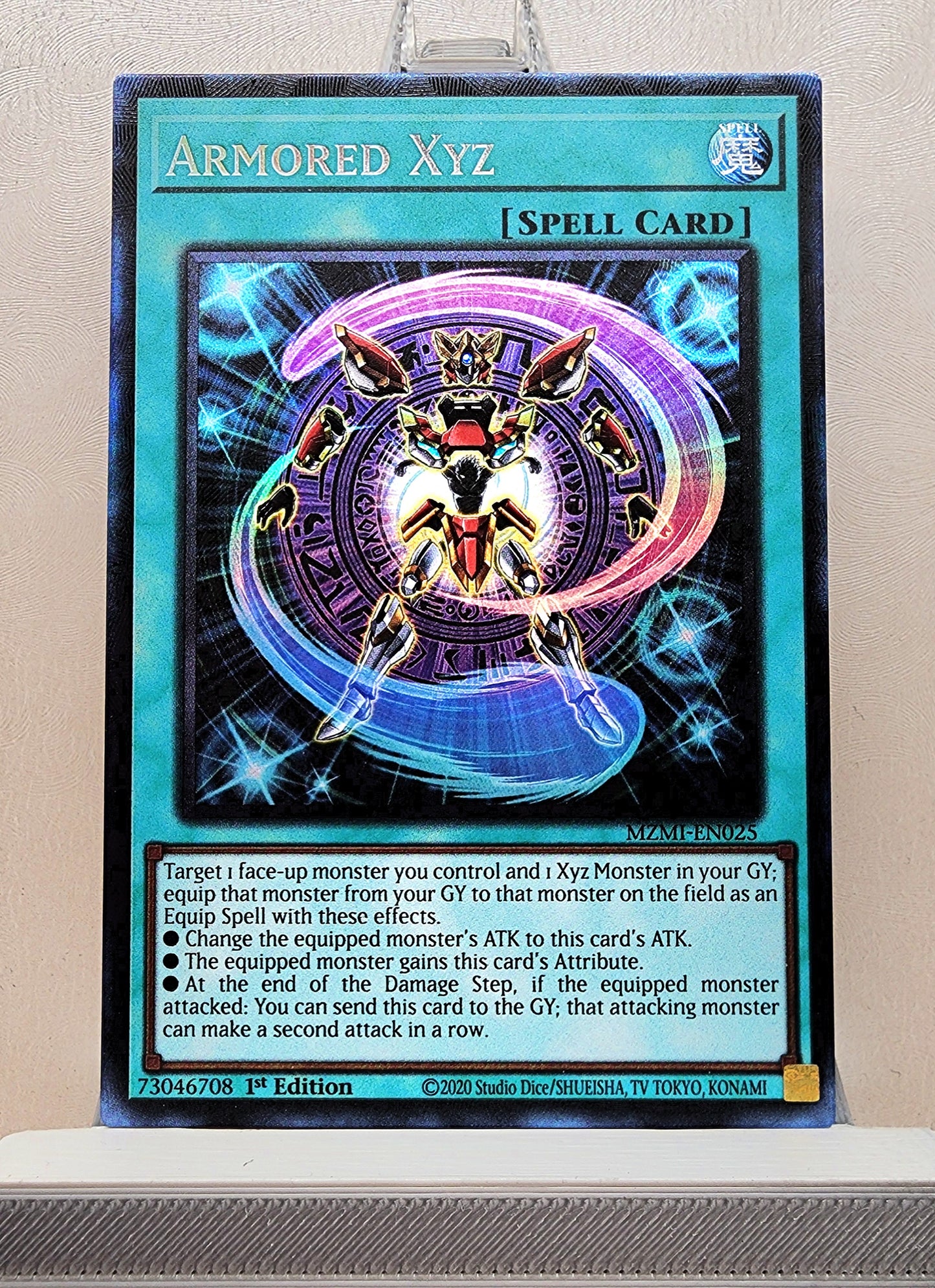 Yugioh! 1x Armored XYZ (MZMI - Collectors Rare) 1st Edition