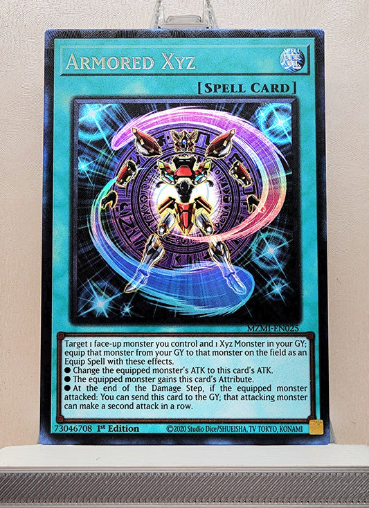 Yugioh! 1x Armored XYZ (MZMI - Collectors Rare) 1st Edition