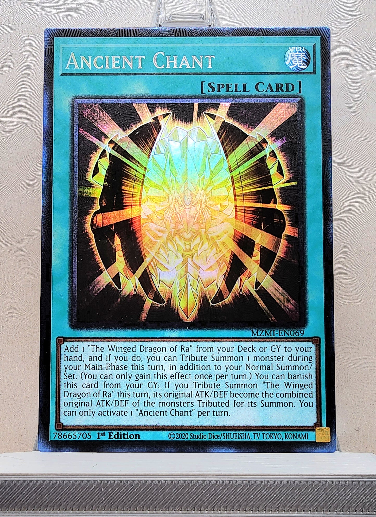 Yugioh! 1x Ancient Chant (MZMI - Collectors Rare) 1st Edition