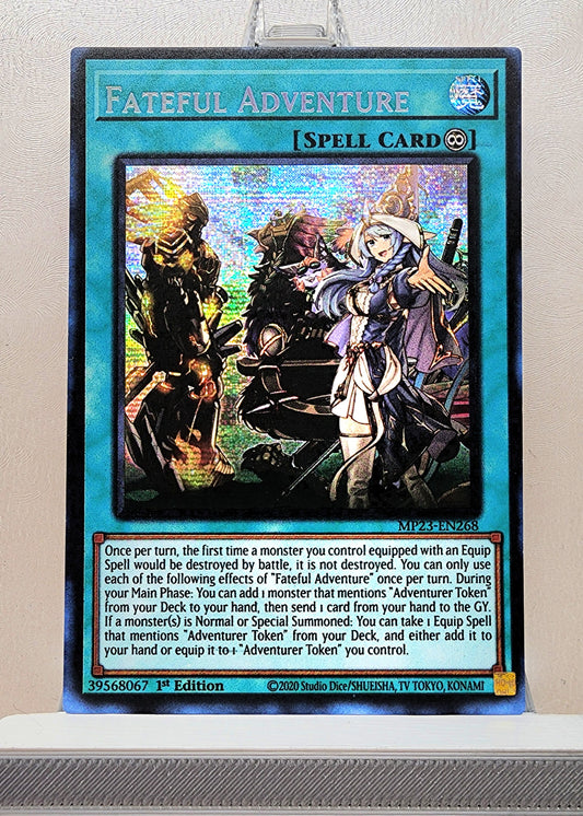 Yugioh! 1x Fateful Adventure (MP23 - Prismatic Secret Rare) 1st Edition