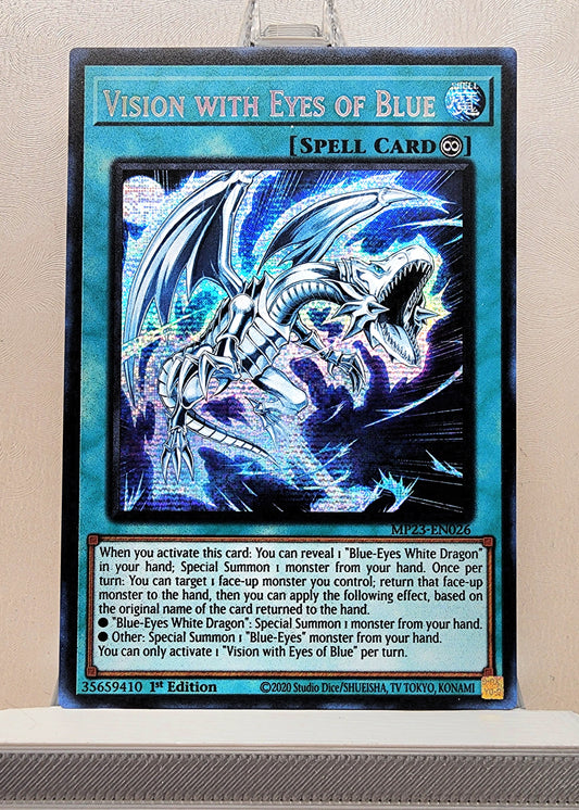 Yugioh! 1x Vision With Eyes of Blue (MP23 - Prismatic Secret Rare) 1st Edition