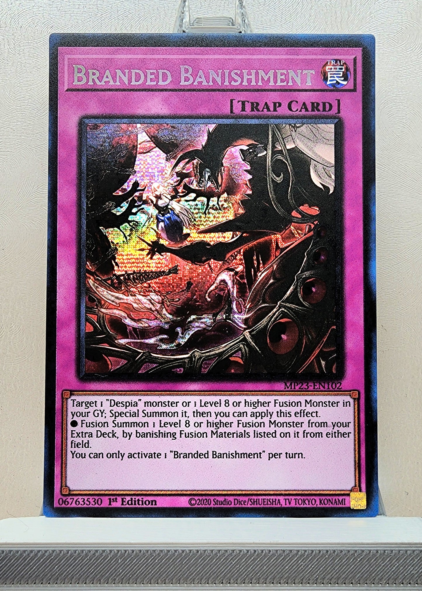 Yugioh! 1x Branded Banishment (MP23 - Prismatic Secret Rare) 1st Edition