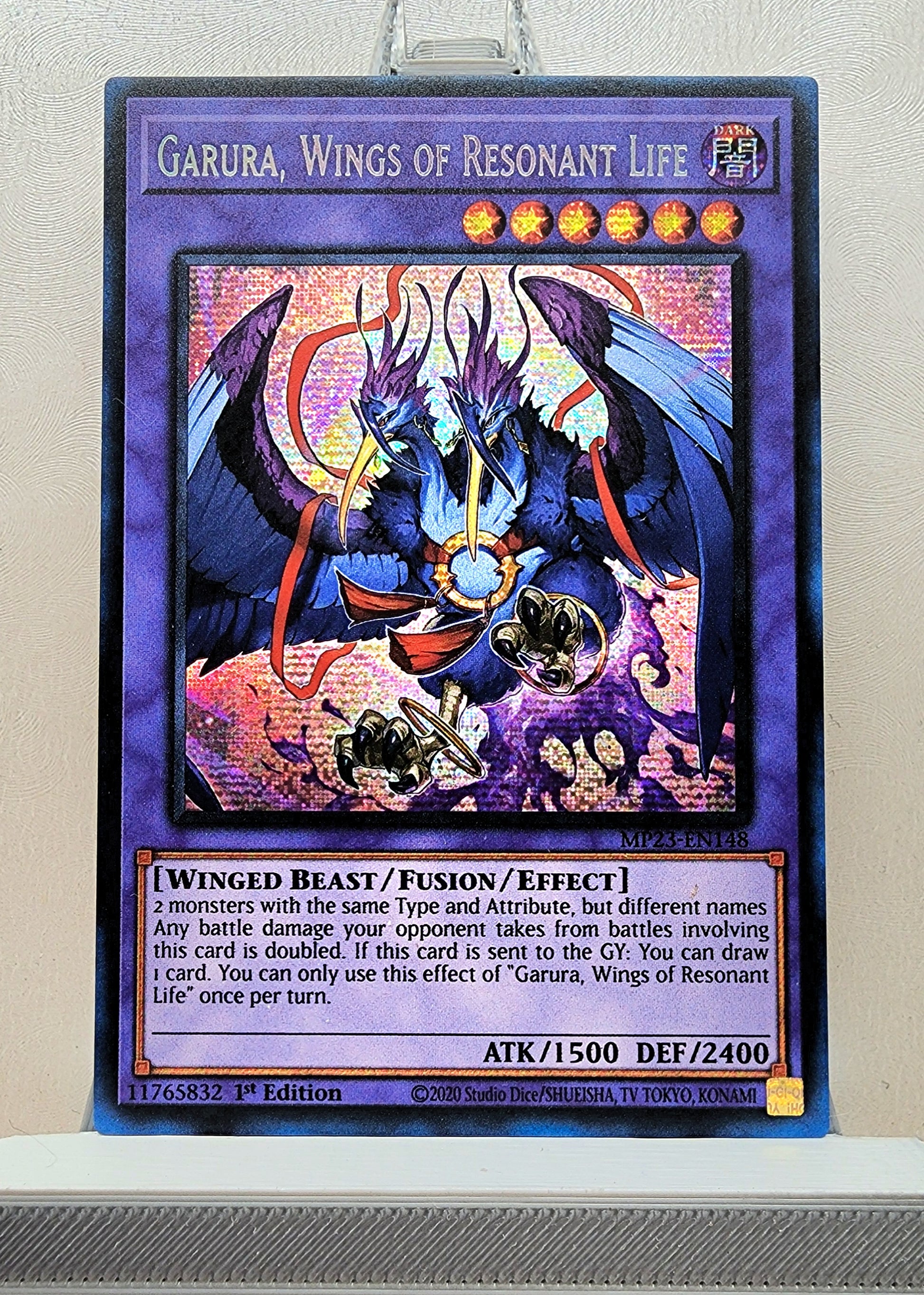 real life yugioh cards Yugioh! 1x Garura, Wings of Resonant Life (MP23