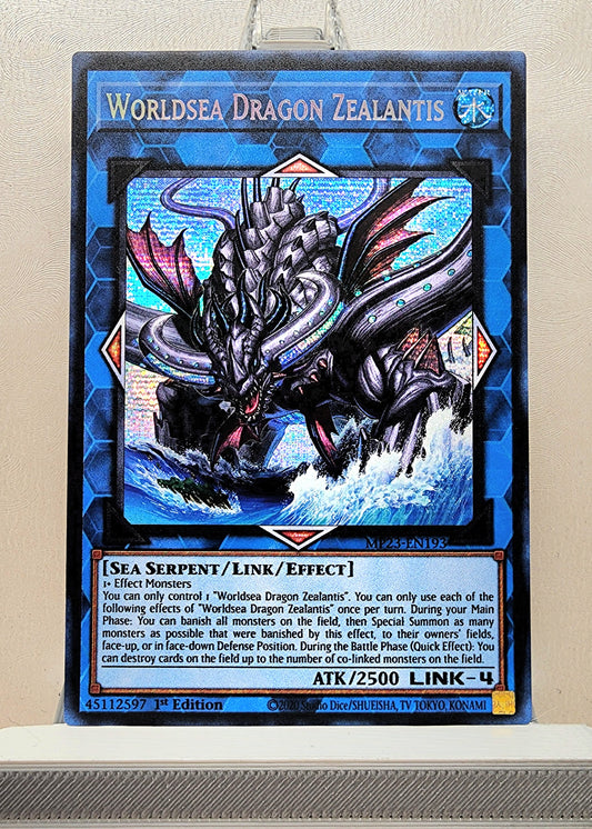 Yugioh! 1x Worldsea Dragon Zealantis (MP23 - Prismatic Secret Rare) 1st Edition