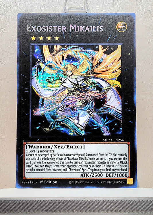 Yugioh! 1x Exosister Mikailis (MP23 - Prismatic Secret Rare) 1st Edition