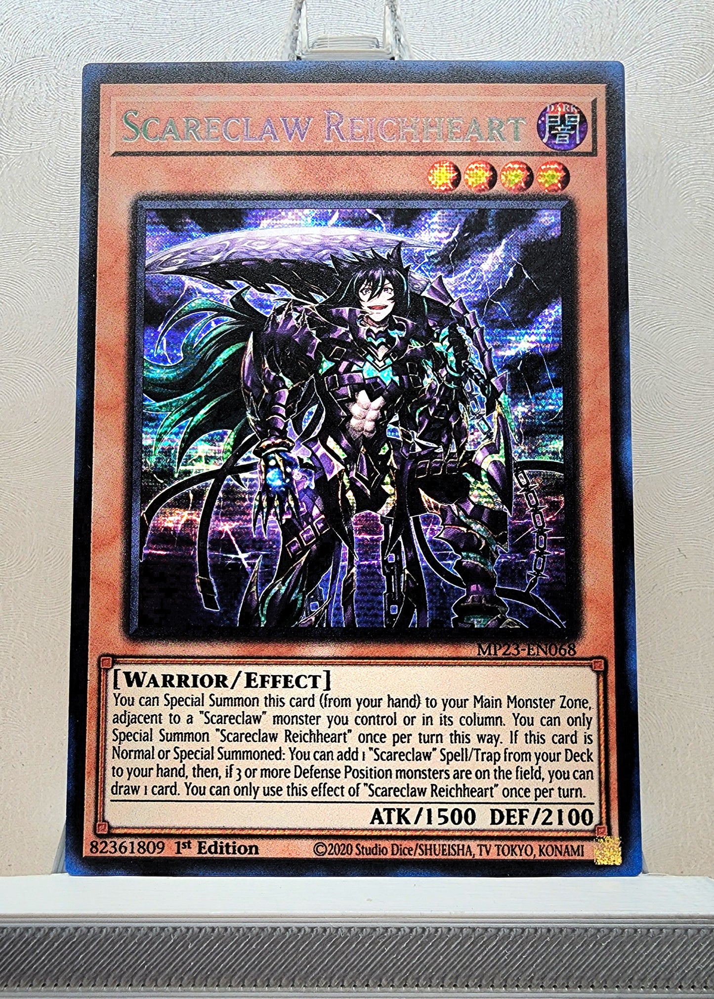 Yugioh! 1x Scareclaw Reichheart (MP23 - Prismatic Secret Rare) 1st Edition