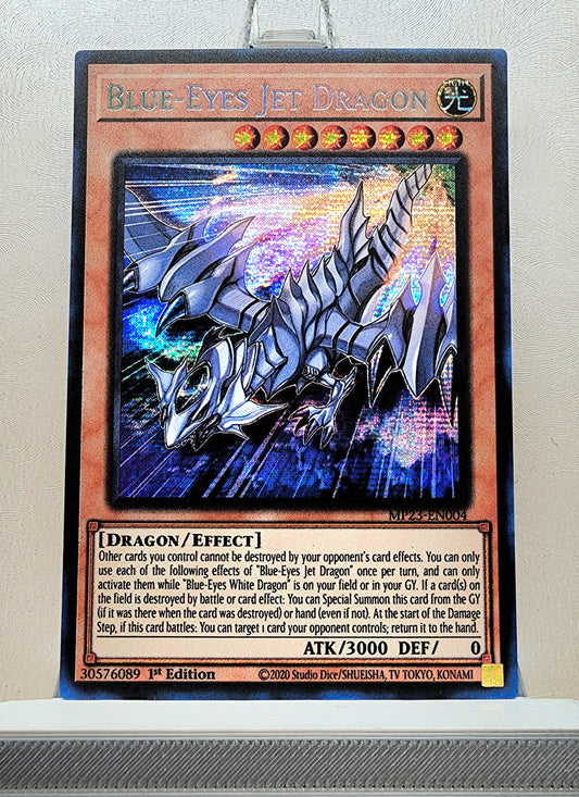 Yugioh! 1x Blue-Eyes Jet Dragon (MP23 - Prismatic Secret Rare) 1st Edition