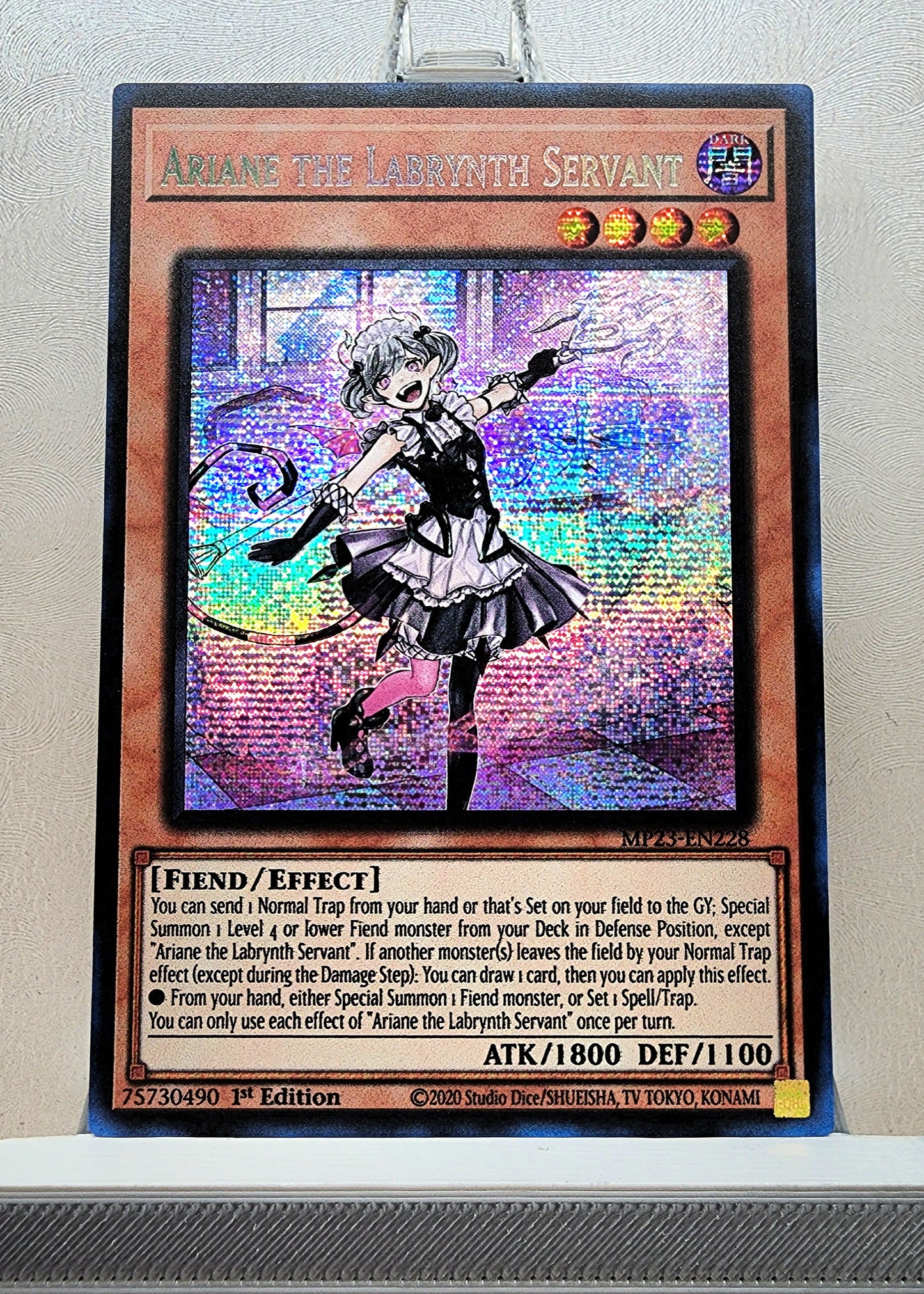 Yugioh! 1x Ariane the Labrynth Servant (MP23 - Prismatic Secret Rare) 1st Edition