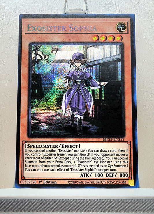 Yugioh! 1x Exosister Sophia (MP23 - Prismatic Secret Rare) 1st Edition