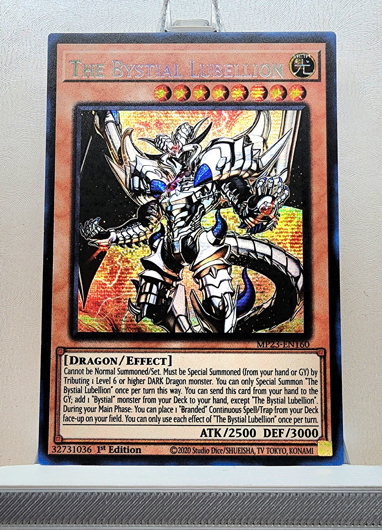 Yugioh! 1x The Bystial Lubellion (MP23 - Prismatic Secret Rare) 1st Edition