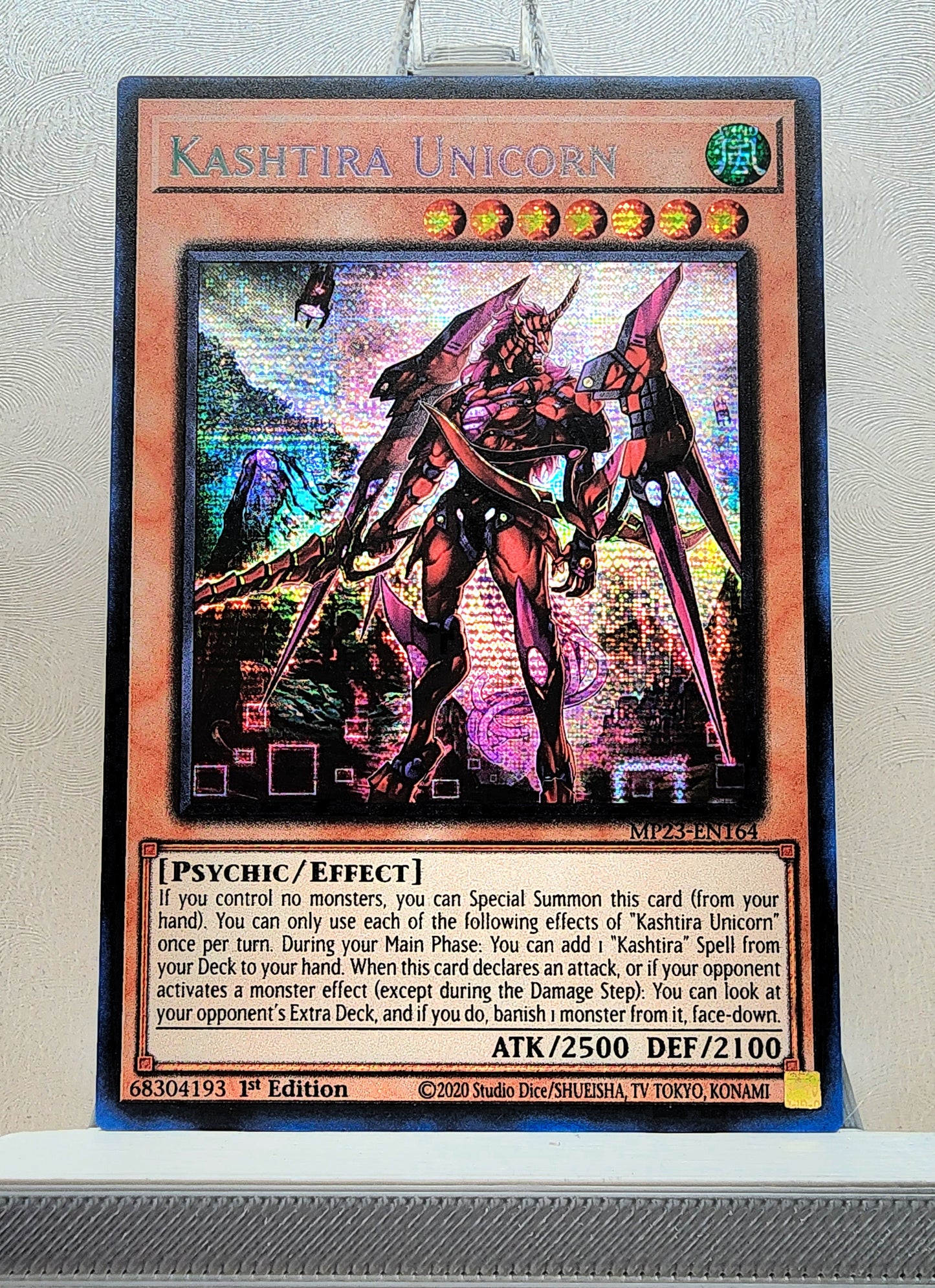 Yugioh! 1x Kashtira Unicorn (MP23 - Prismatic Secret Rare) 1st Edition