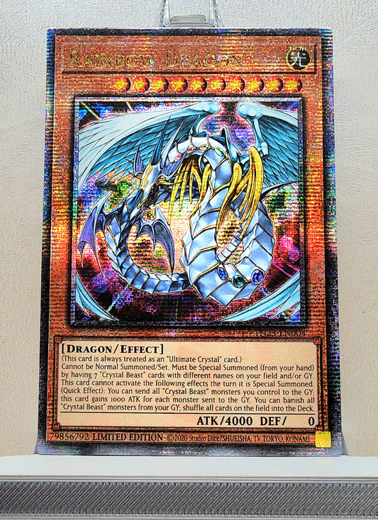 Yugioh! 1x Rainbow Dragon (TN23 - Quarter Century Secret Rare) Limited Edition