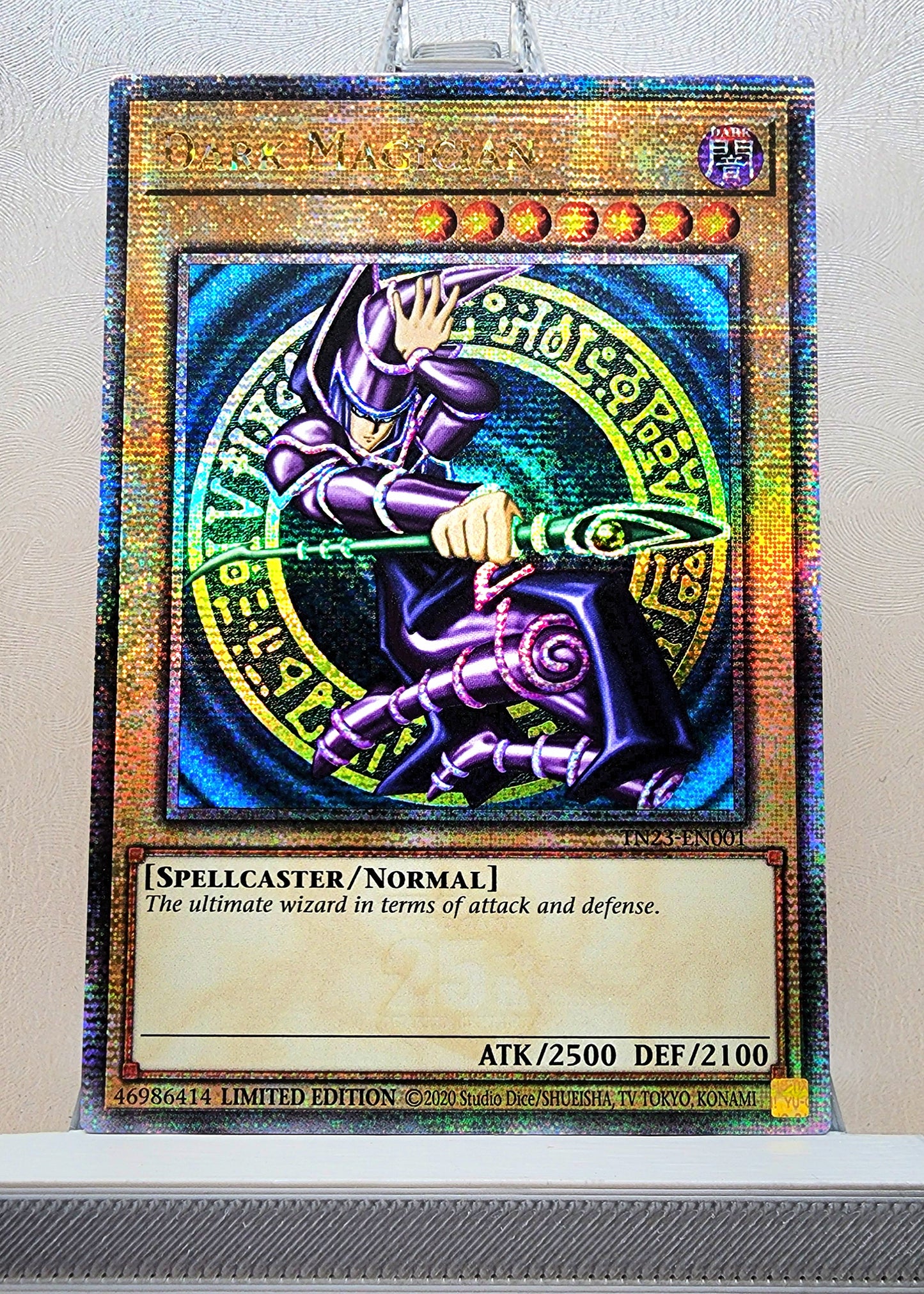 Yugioh! 1x Dark Magician (TN23 - Quarter Century Secret Rare) Limited Edition