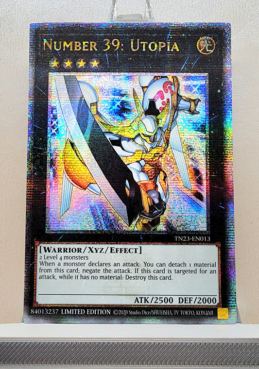 Yugioh! 1x Number 39: Utopia (TN23 - Quarter Century Secret Rare) Limited Edition