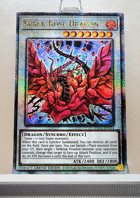 Yugioh! 1x Black Rose Dragon (TN23 - Quarter Century Secret Rare) Limited Edition