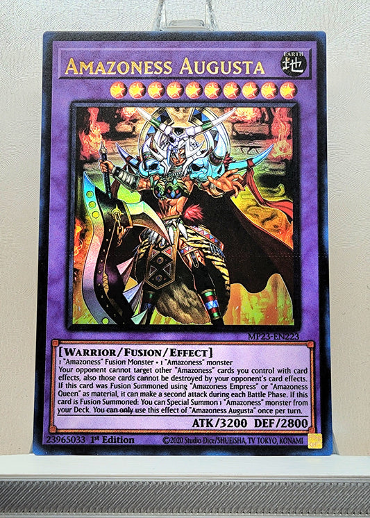 Yugioh! 1x Amazoness Augusta (MP23 - Ultra Rare) 1st Edition