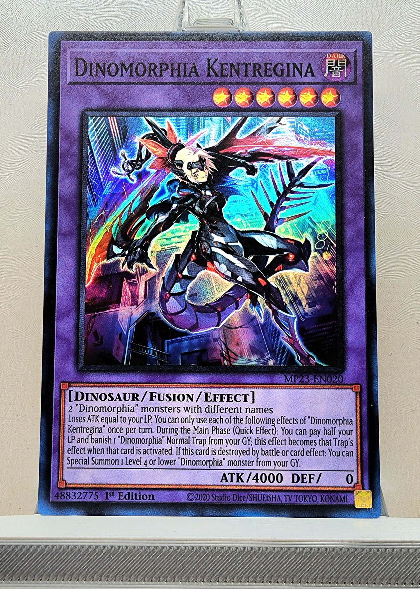 Yugioh! 1x Dinomorphia Kentregina (MP23 - Super Rare) 1st Edition