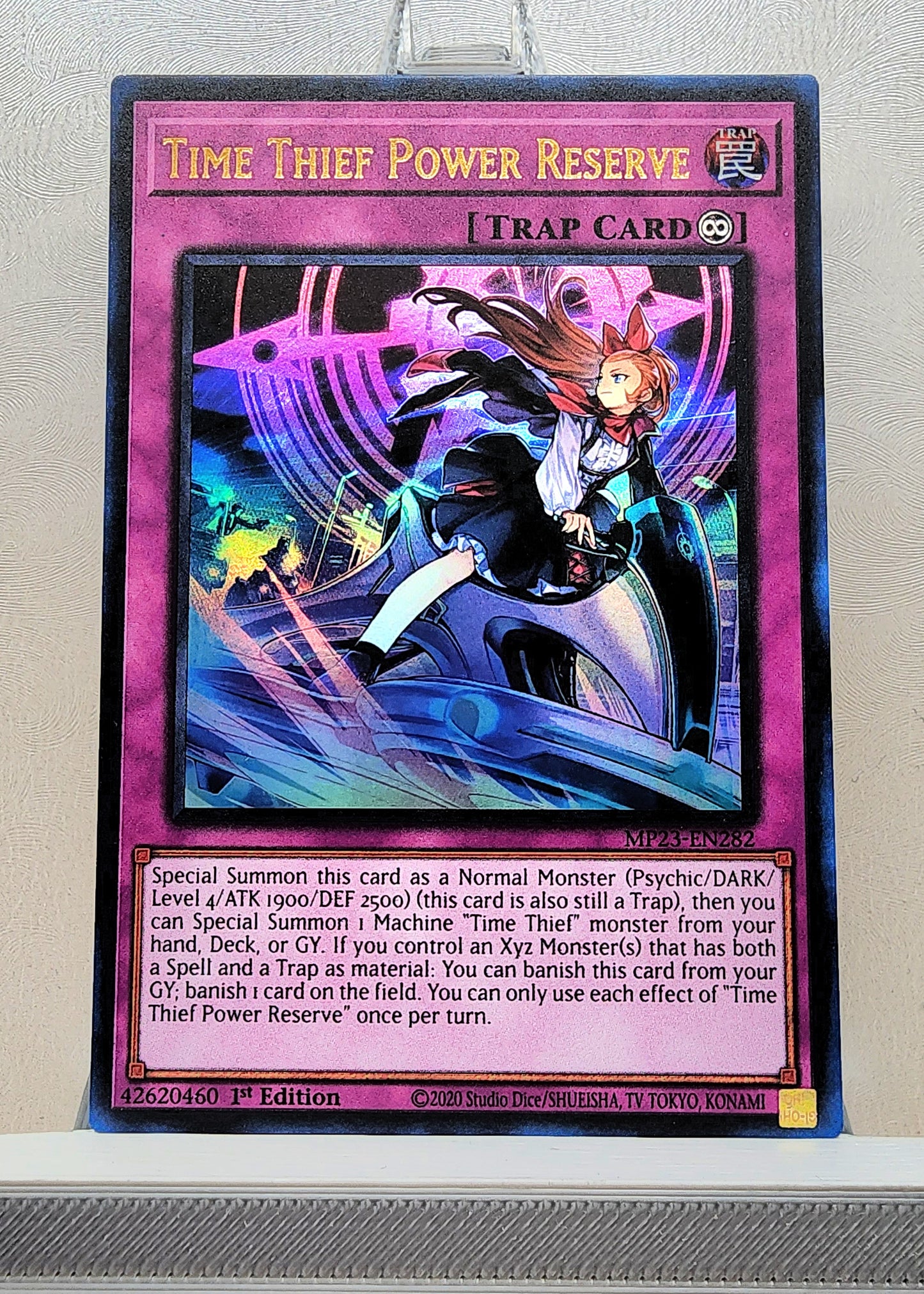 Yugioh! 1x Time Thief Power Reserve (MP23 - Ultra Rare) 1st Edition