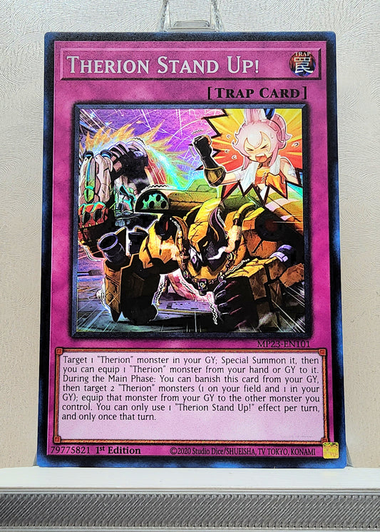 Yugioh! 1x Therion Stand Up (MP23 - Super Rare) 1st Edition