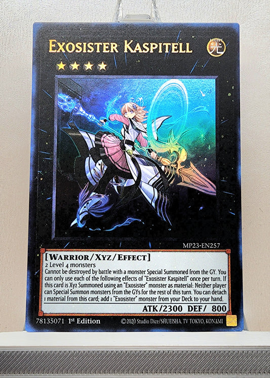 Yugioh! 1x Exosister Kaspitell (MP23 - Ultra Rare) 1st Edition