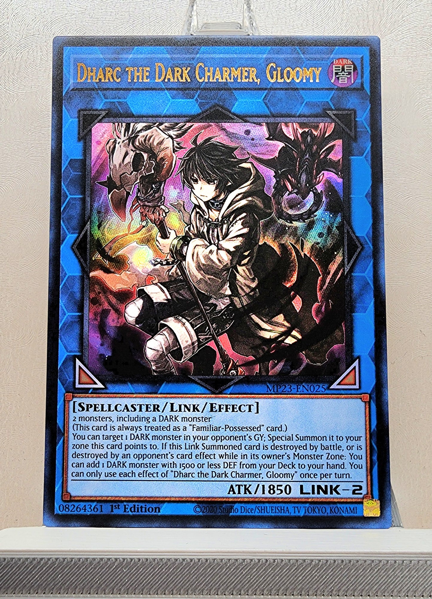 Yugioh! 1x Dharc the Dark Charmer, Gloomy (MP23 - Ultra Rare) 1st Edition