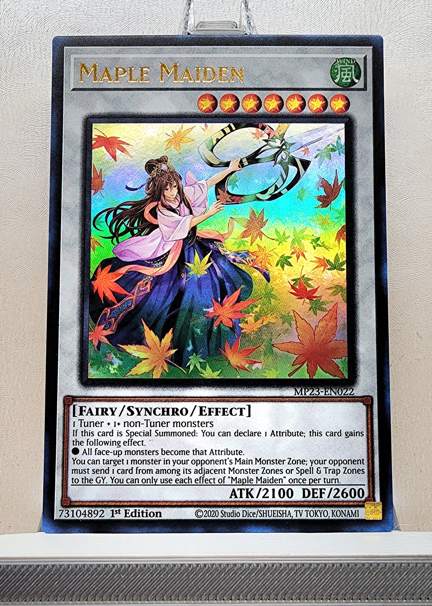 Yugioh! 1x Maple Maiden (MP23 - Ultra Rare) 1st Edition