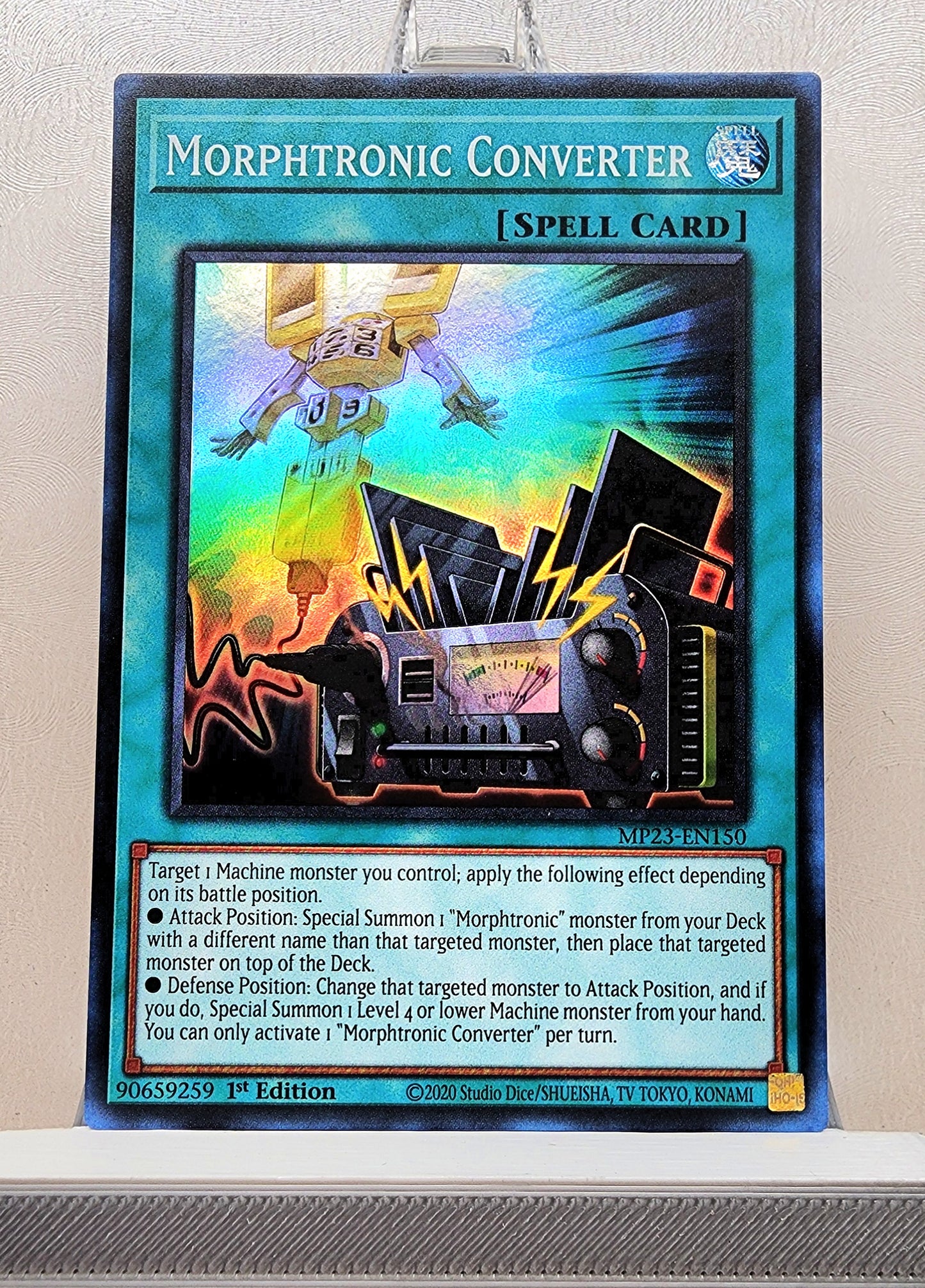 Yugioh! 1x Morphtronic Converter (MP23 - Super Rare) 1st Edition