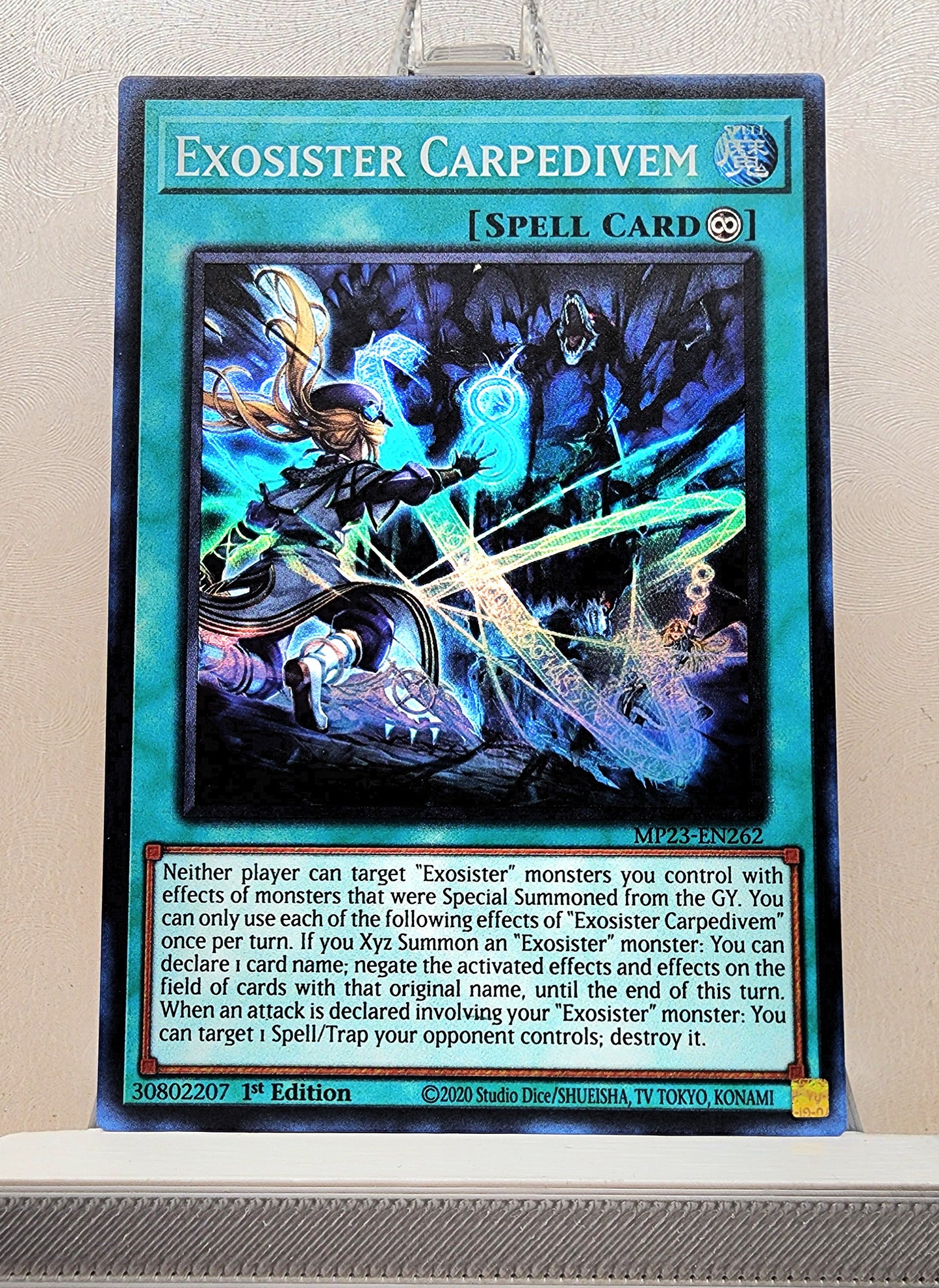 Yugioh! 1x Exosister Carpedivem (MP23 - Super Rare) 1st Edition