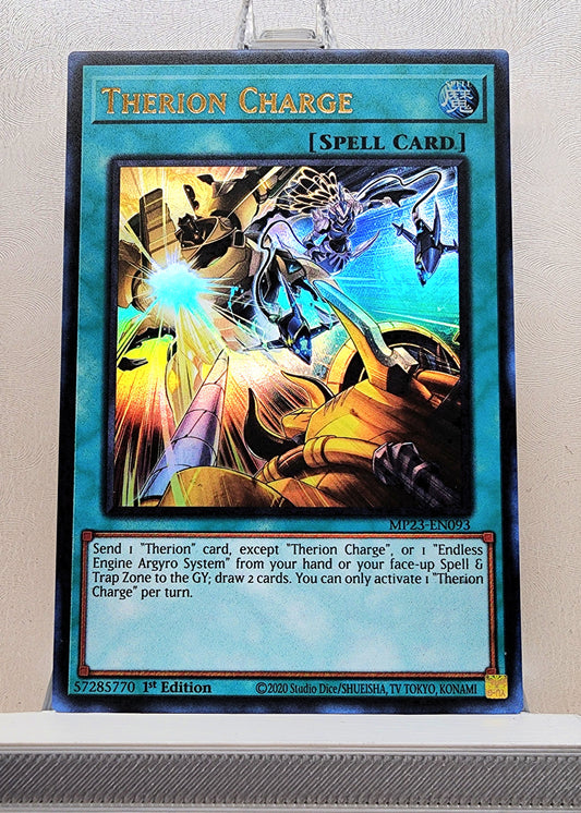 Yugioh! 1x Therion Charge (MP23 - Ultra Rare) 1st Edition