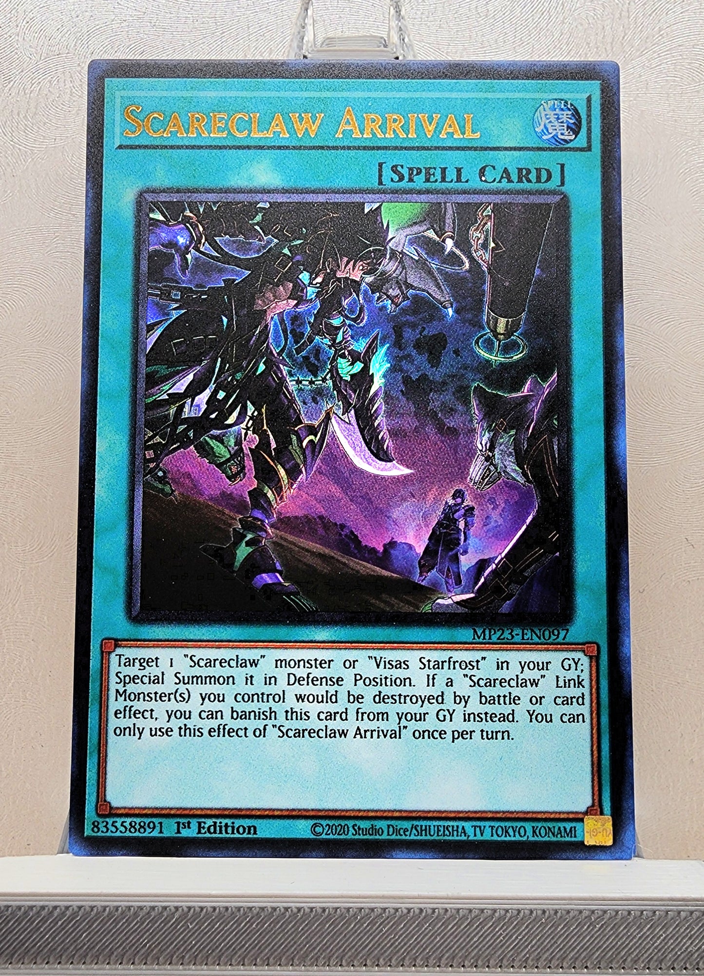 Yugioh! 1x Scareclaw Arrival (MP23 - Ultra Rare) 1st Edition