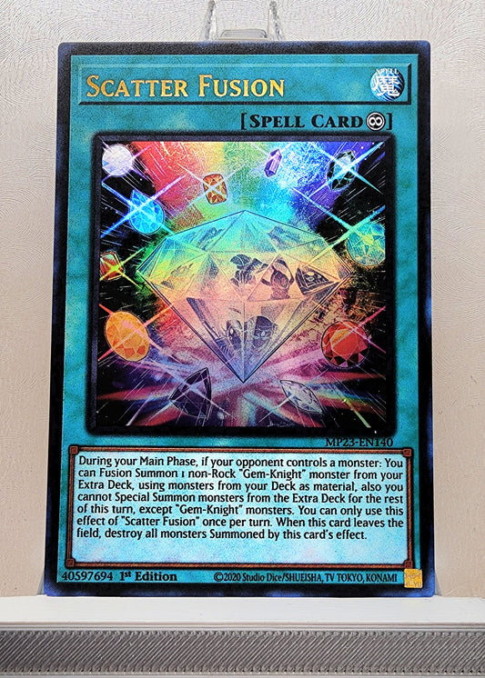 Yugioh! 1x Scatter Fusion (MP23 - Ultra Rare) 1st Edition