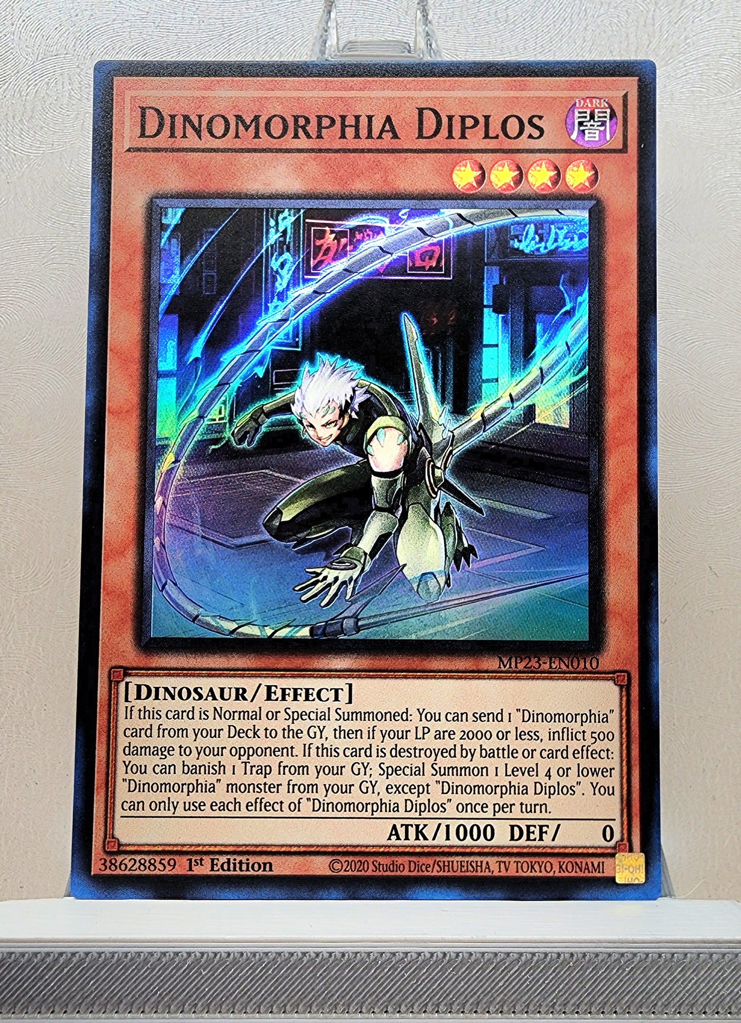 Yugioh! 1x Dinomorphia Diplos (MP23 - Super Rare) 1st Edition