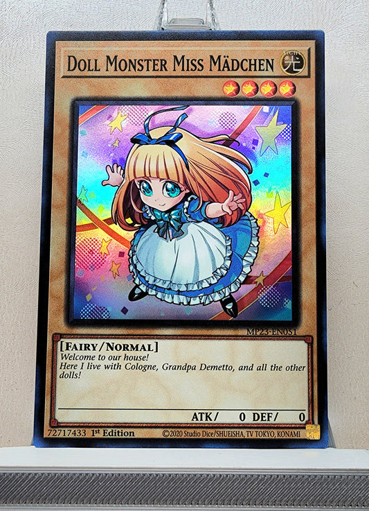 Yugioh! 1x Doll Monster Miss Madchen (MP23 - Super Rare) 1st Edition