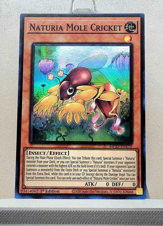 Yugioh! 1x Naturia Mole Cricket (MP23 - Super Rare) 1st Edition