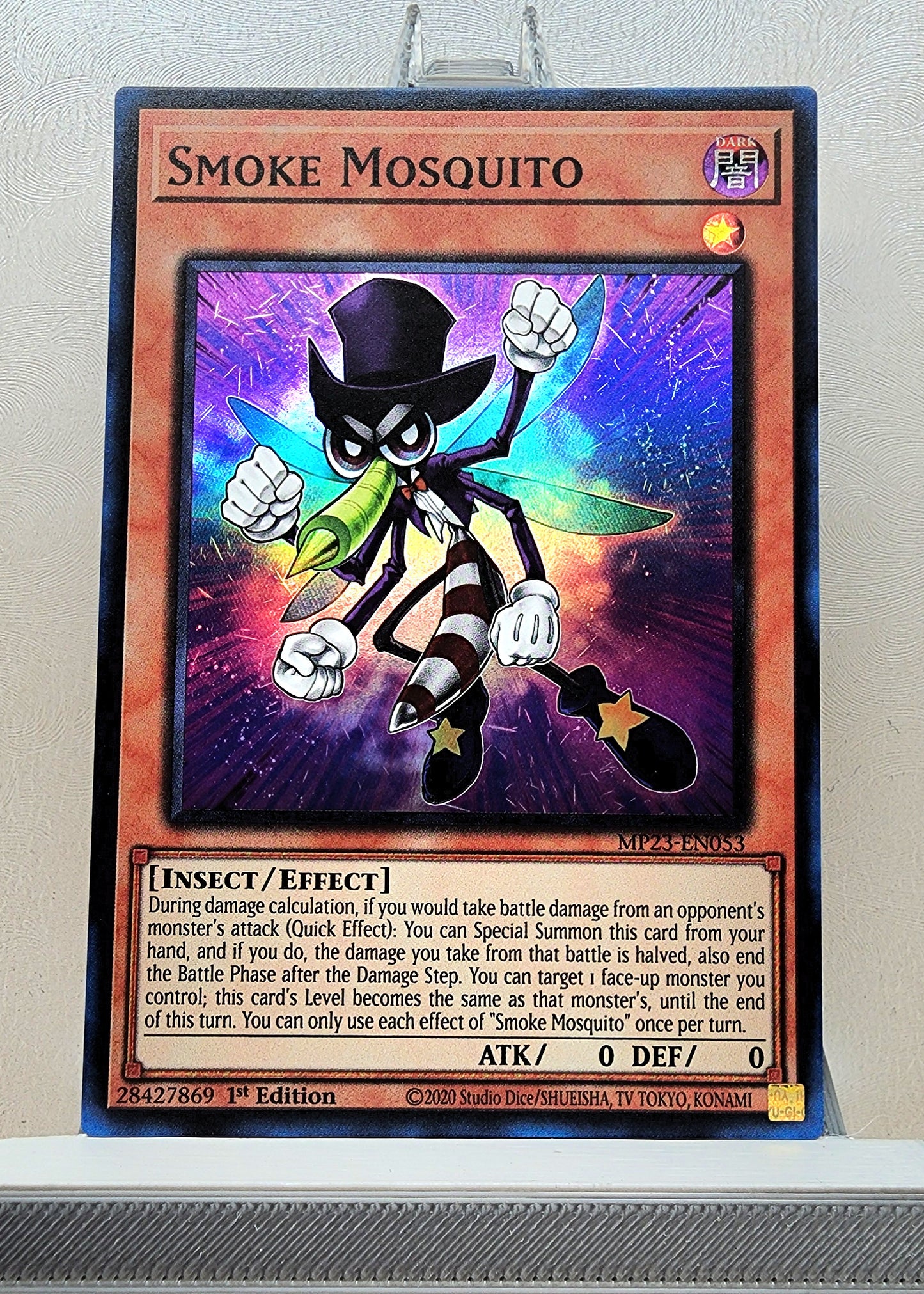 Yugioh! 1x Smoke Mosquito (MP23 - Super Rare) 1st Edition