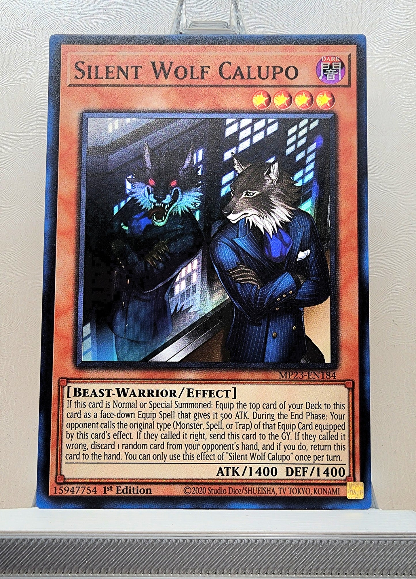 Yugioh! 1x Silent Wolf Calupo (MP23 - Super Rare) 1st Edition