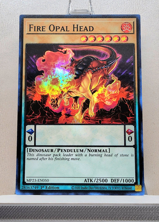 Yugioh! 1x Fire Opal Head (MP23 - Super Rare) 1st Edition