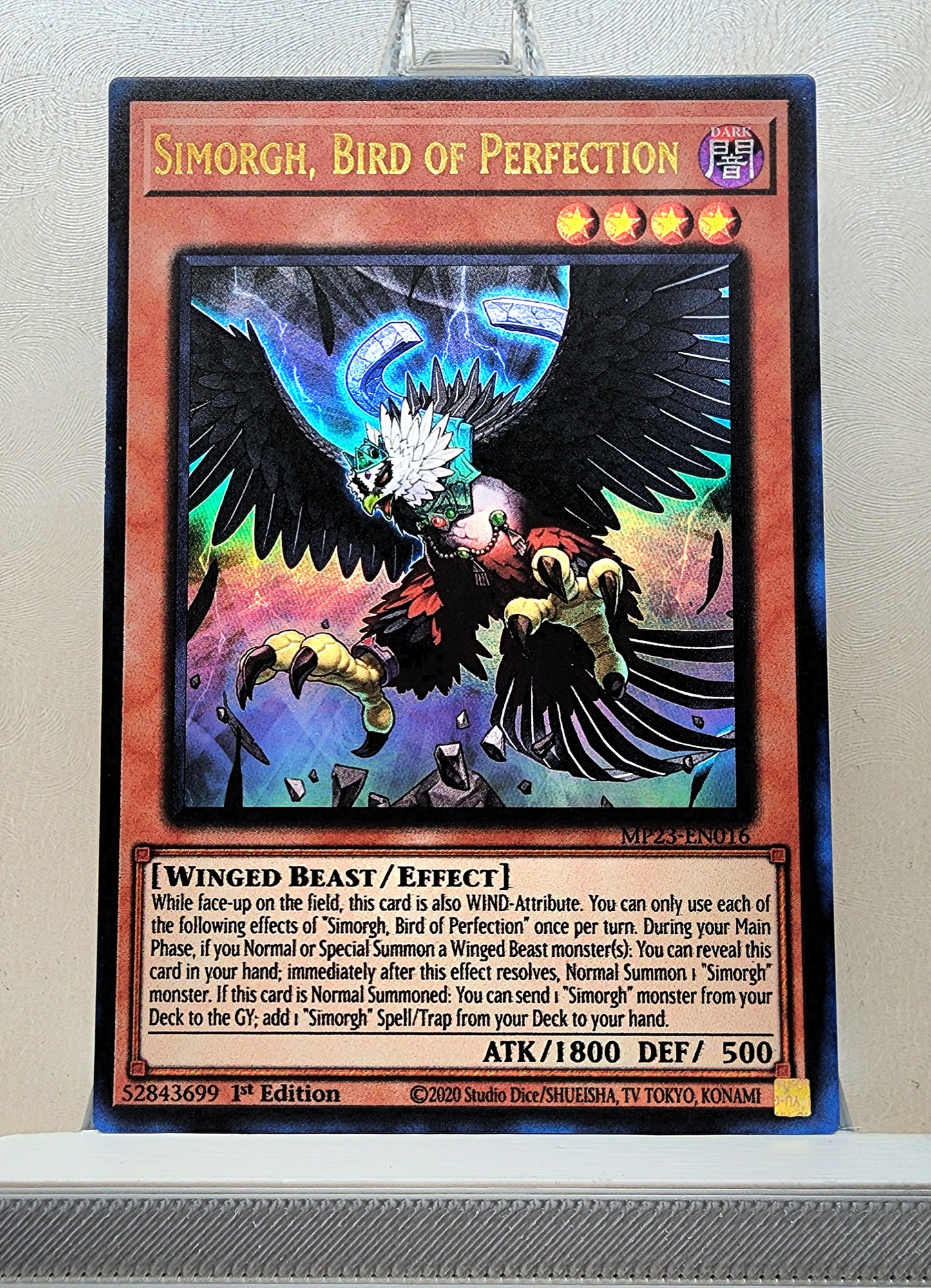 Yugioh! 1x Simorgh, Bird of Perfection (MP23 - Ultra Rare) 1st Edition