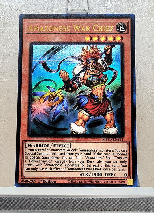 Yugioh! 1x Amazoness War Chief (MP23 - Ultra Rare) 1st Edition