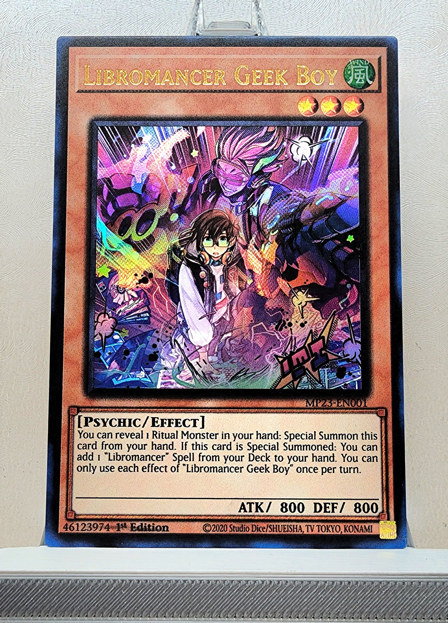 Yugioh! 1x Libromancer Geek Boy (MP23 - Ultra Rare) 1st Edition