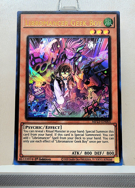 Yugioh! 1x Libromancer Geek Boy (MP23 - Ultra Rare) 1st Edition