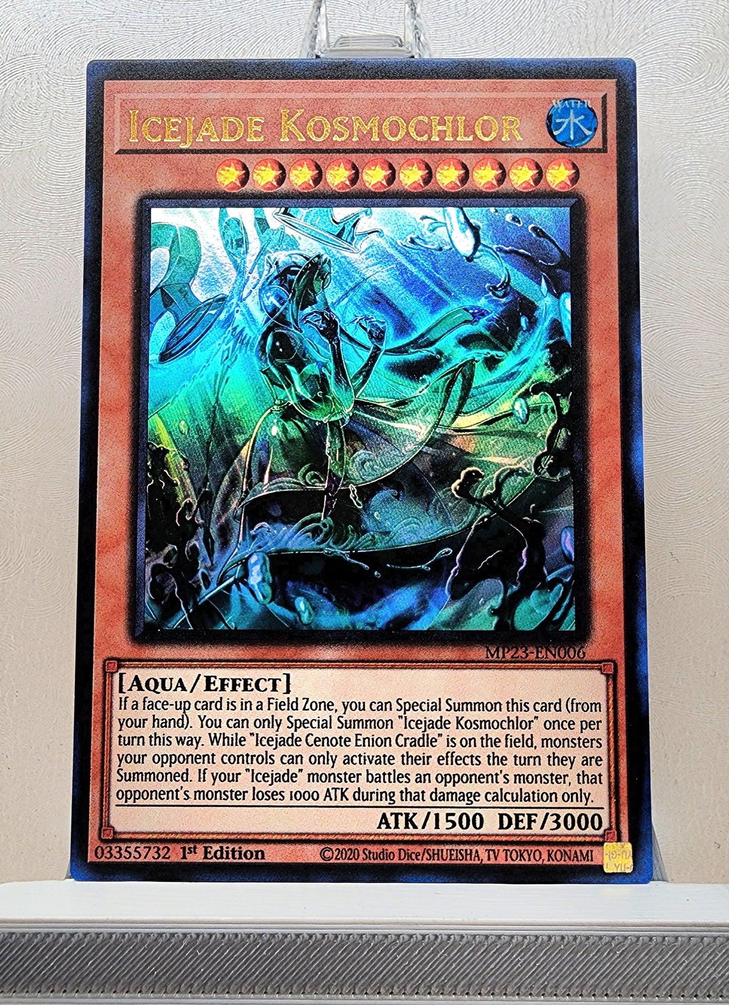 Yugioh! 1x Icejade Kosmochlor (MP23 - Ultra Rare) 1st Edition