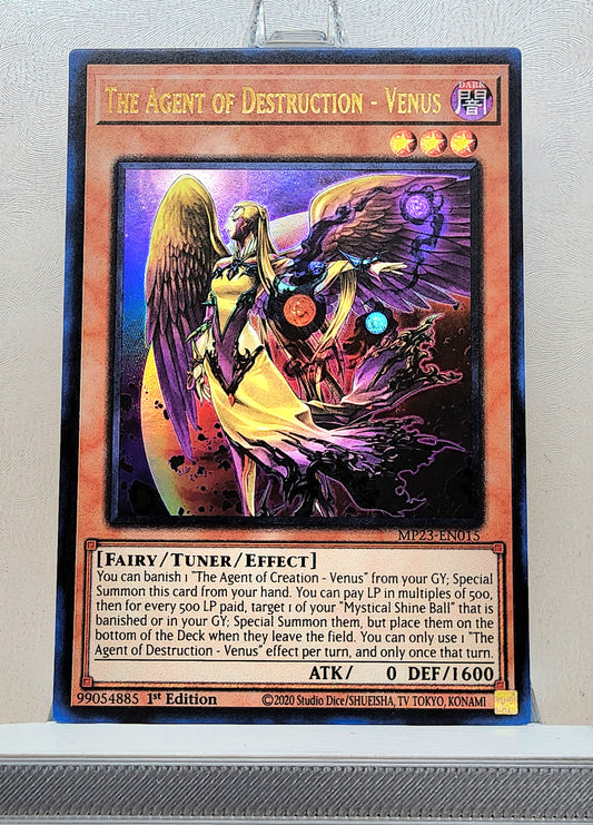 Yugioh! 1x The Agent of Destruction - Venus (MP23 - Ultra Rare) 1st Edition