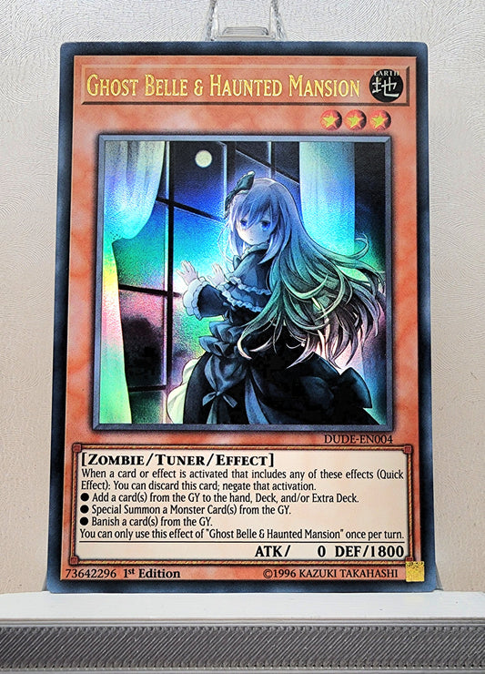 Yugioh! 1x Ghost Belle & Haunted Mansion Alt Art (DUDE - Ultra Rare) 1st Edition