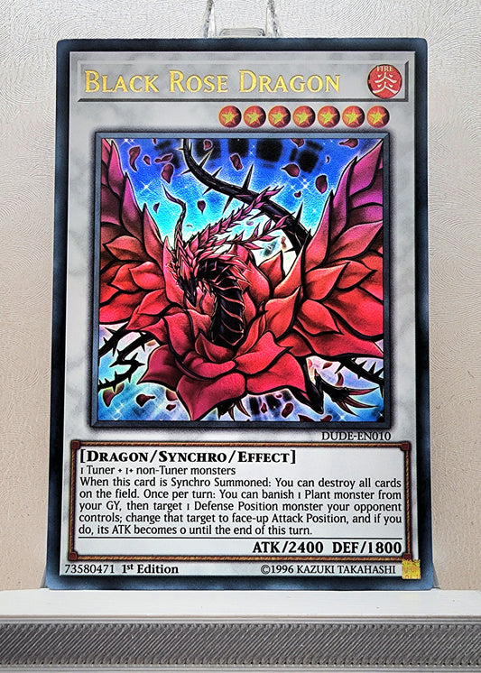 Yugioh! 1x Black Rose Dragon (DUDE - Ultra Rare) 1st Edition