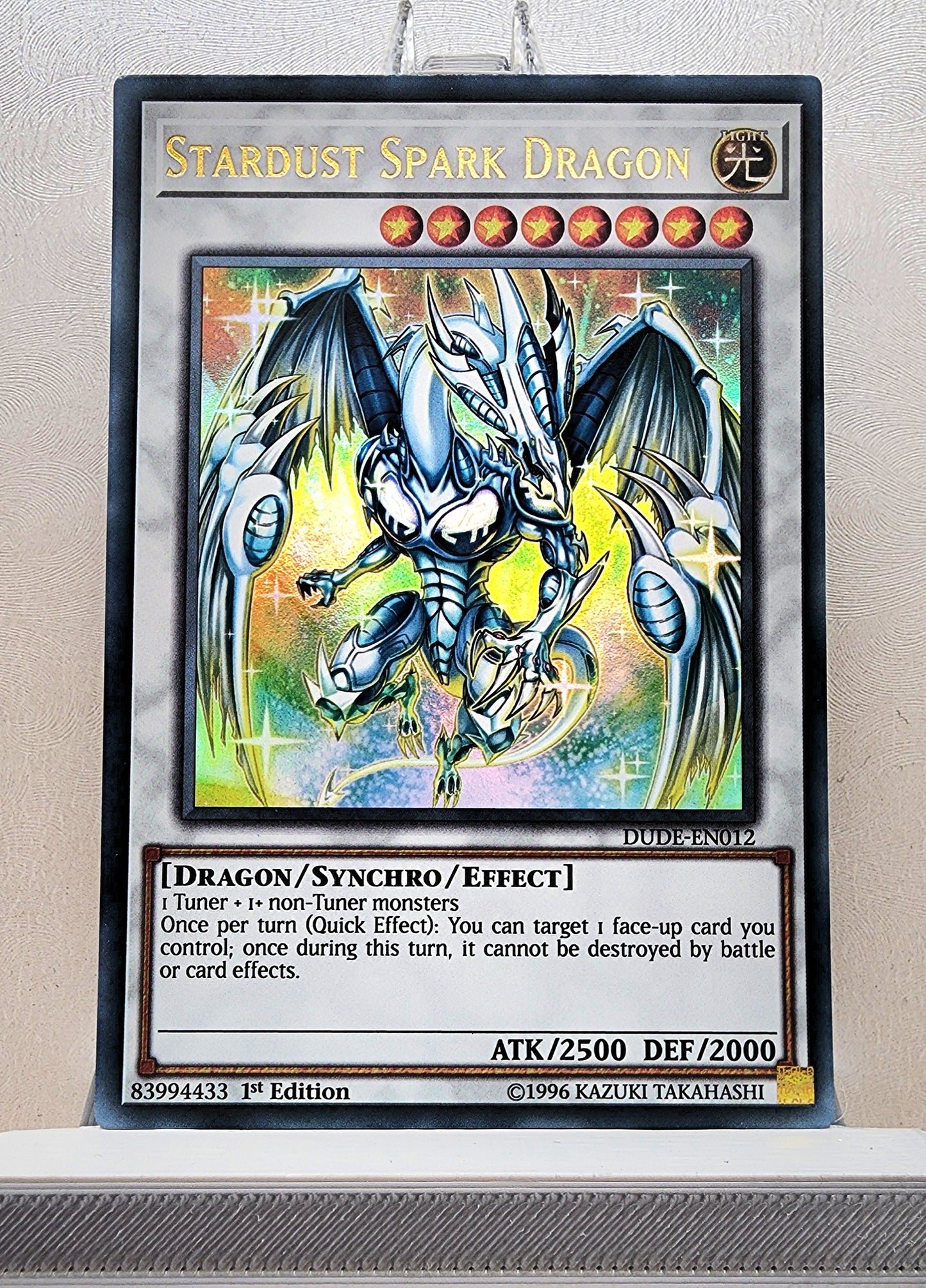 Yugioh! 1x Stardust Spark Dragon (DUDE - Ultra Rare) 1st Edition