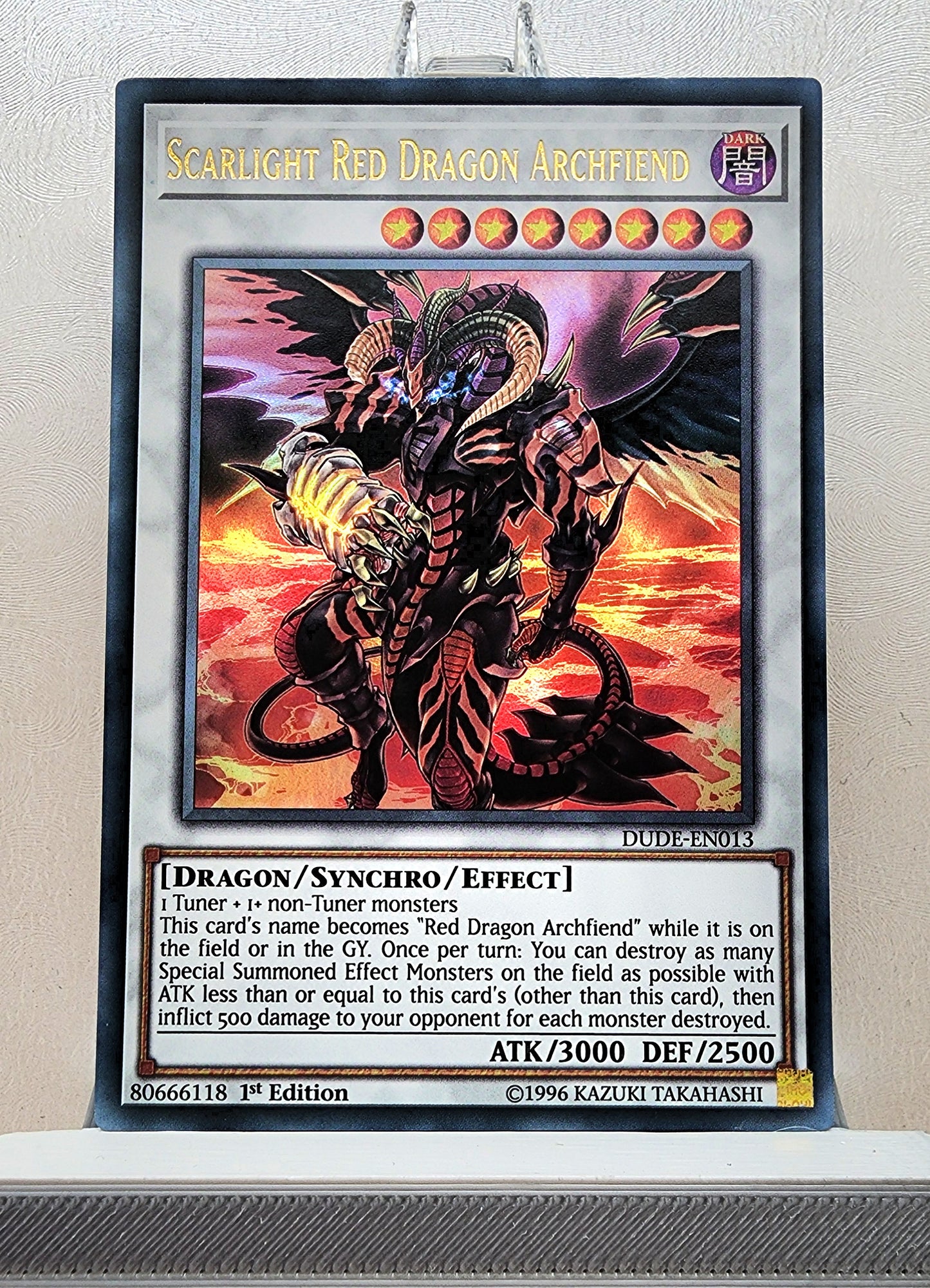 Yugioh! 1x Scarlight Red Dragon Archfiend (DUDE - Ultra Rare) 1st Edition